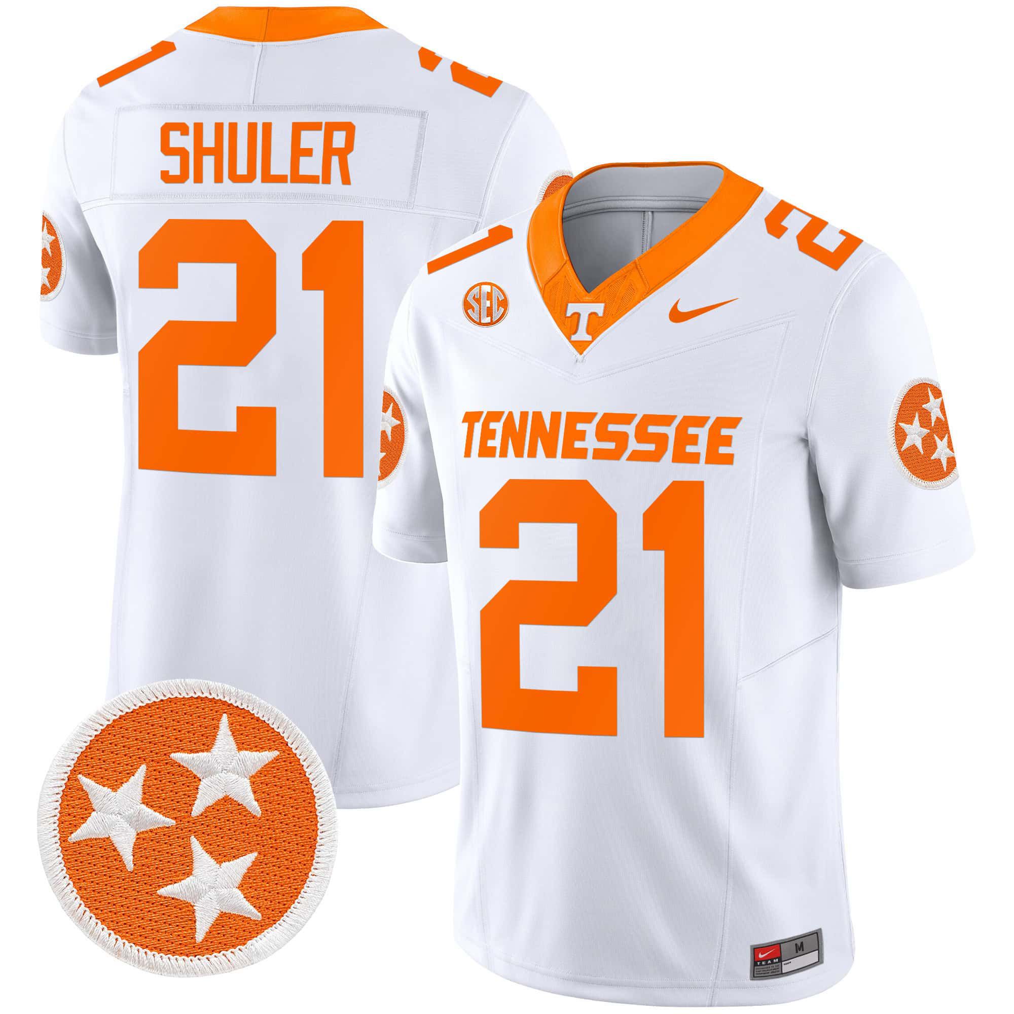 Men Tennessee Volunteers #21 Shuler White 2024 Nike Vapor Limited NCAA Jersey->ncaa teams->NCAA Jersey